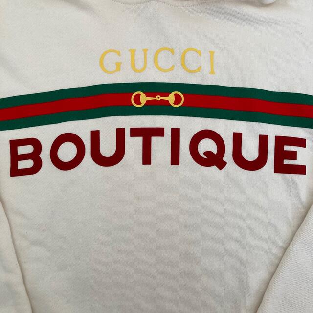 Gucci - GUCCI BOUTIQUE プリントスウェットシャツ パーカー 