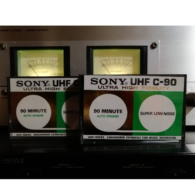 ■SONY UHF C90分2個セット超貴重ヴィンテージカセットテープ