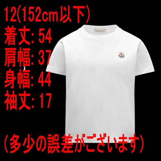 【新品未使用】タグ付　モンクレール　フェルト　レタリングロゴ　Tシャツ　ロゴ