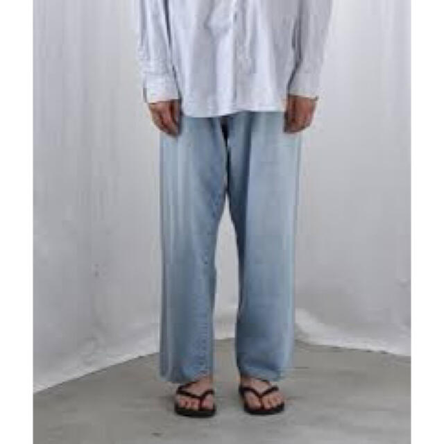 comoli 21ss デニム ブリーチ denim bleach サイズ1