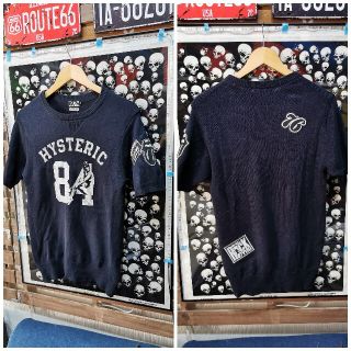 ヒステリックグラマー(HYSTERIC GLAMOUR)のヒステリックグラマー　半袖リネンニットTシャツ(Tシャツ/カットソー(半袖/袖なし))