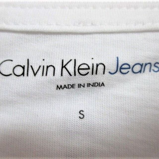 Calvin Klein(カルバンクライン)の☆カルバン クライン ジーンズ ビッグロゴ ロゴ プリント Tシャツ/メンズ/S メンズのトップス(Tシャツ/カットソー(半袖/袖なし))の商品写真