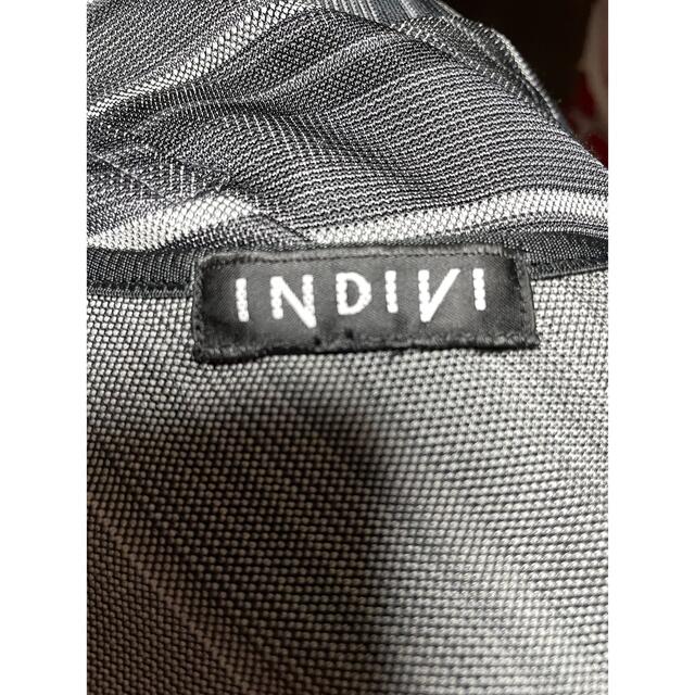 INDIVI(インディヴィ)のindivi ストライプワンピース レディースのワンピース(ロングワンピース/マキシワンピース)の商品写真