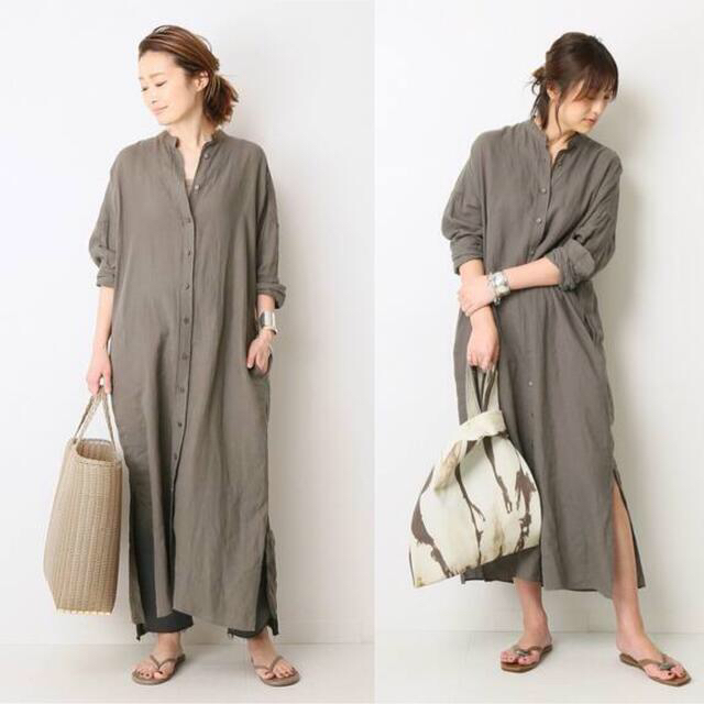 定価47500 20ss Deuxieme Classe Linen ワンピース - ロングワンピース ...