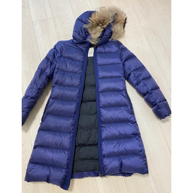 格安人気 MONCLER - モンクレール紫色ダウン ダウンジャケット - www 最高 美品 MONCLERモンクレール ペプラムワンピース ひざ丈ワンピース