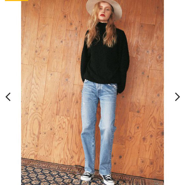 レディースmoussy ストレートデニム 24インチ