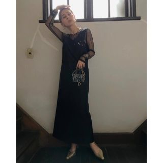 アメリヴィンテージ(Ameri VINTAGE)のAmeri vintage UND RENEE CUTWORK DRESS(ロングワンピース/マキシワンピース)