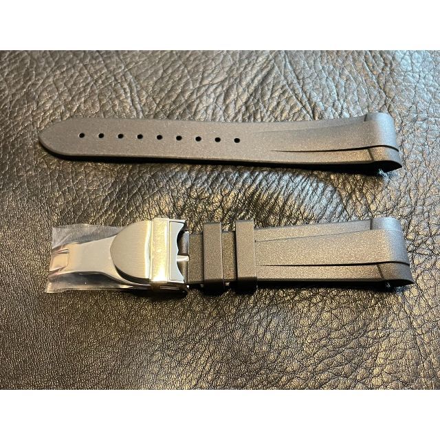 社外TUDOR チューダーチュードルブラックベイ ラバーベルト Dバックル 22