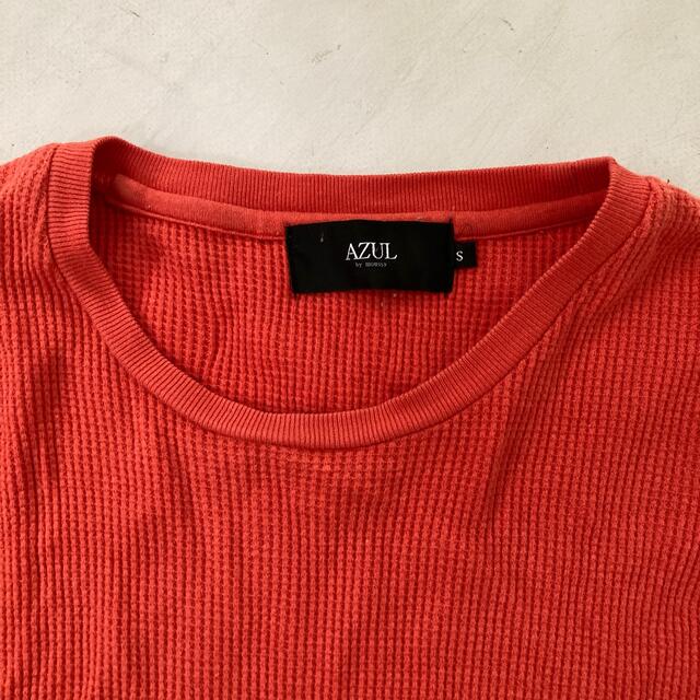 AZUL by moussy(アズールバイマウジー)のワッフルロンT メンズのトップス(Tシャツ/カットソー(七分/長袖))の商品写真