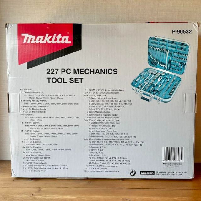 中古品 新品　未使用　makita 227 ツールセット工具　P-90532 マキタ 工具/メンテナンス