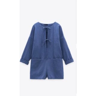 ザラ(ZARA)の新品タグ付き　ZARA ザラ  コットンオールインワン(オールインワン)