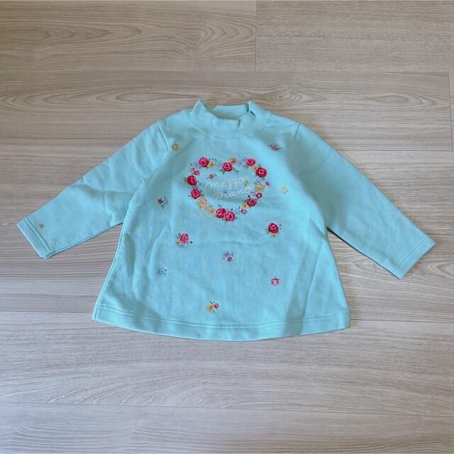 mezzo piano(メゾピアノ)のメゾピアノ  トレーナー　95cm キッズ/ベビー/マタニティのキッズ服女の子用(90cm~)(Tシャツ/カットソー)の商品写真