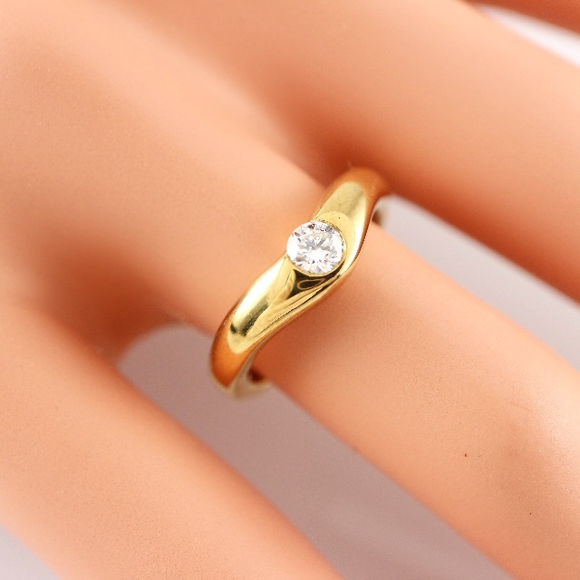 純正通販 <TIFFANY&Co.>750 エルサ ペレッティ カーブド バンド
