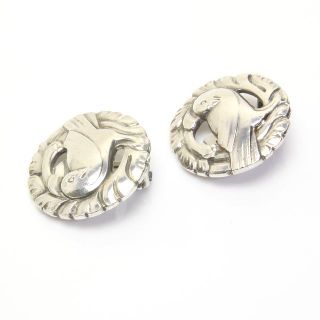 今だけ限定価格! Jensenの通販店舗 希少 GEORG JENSEN 鳩 イヤリング66