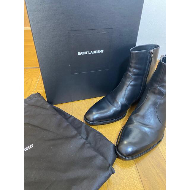 サンローラン Saint Laurent  ワイアット ジップブーツ　超美品