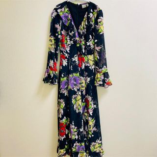 エイソス(asos)のasos 花柄　ロングドレス(ロングドレス)