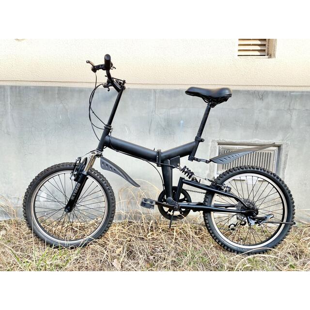 折り畳み自転車20インチ マウンテンバイク MTB 6段変速 高質 8496円