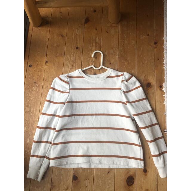 ZARA KIDS(ザラキッズ)のZARAキッズパフ袖トレーナー キッズ/ベビー/マタニティのキッズ服女の子用(90cm~)(Tシャツ/カットソー)の商品写真