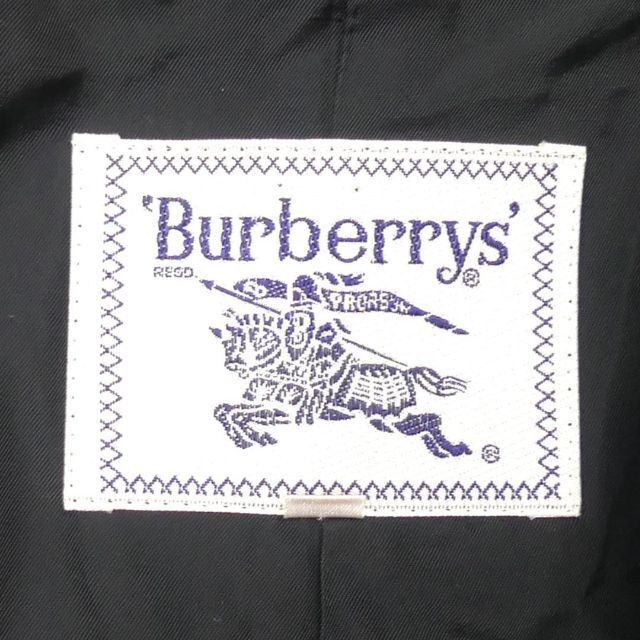 BURBERRY(バーバリー)のピーコート Pコート バーバリー L 黒 ブラック メンズジャケット X6211 メンズのジャケット/アウター(ピーコート)の商品写真