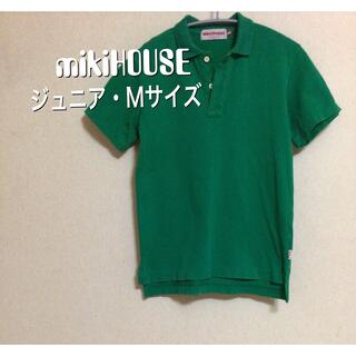 ミキハウス(mikihouse)のミキハウス　ジュニアMサイズ　ポロシャツ　緑(ポロシャツ)