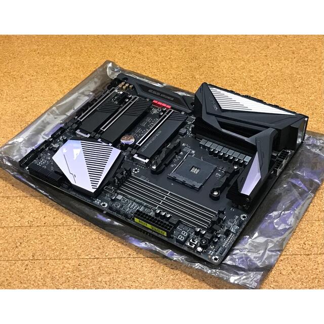 ［ジャンク品］GIGABYTE X570 AORUS MASTER rev1.1 スマホ/家電/カメラのPC/タブレット(PCパーツ)の商品写真