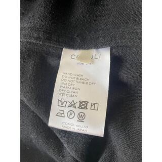 COMOLI - comoli シルクネップカバーオール サイズ3 BLACKの通販 by ...