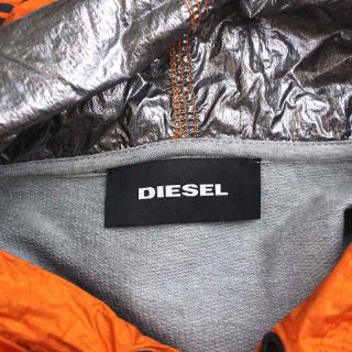 DIESEL - ディーゼル スウェット パーカードッキング プルオーバー S