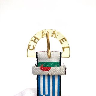 CHANEL シャネル ベルト 国旗 #70/28-