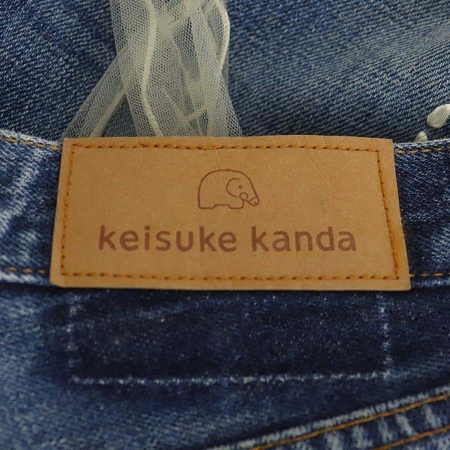 keisuke kanda(ケイスケカンダ)のケイスケ カンダ リボン輪っかのGパン デニムパンツ ジーンズ ストレート レディースのパンツ(デニム/ジーンズ)の商品写真