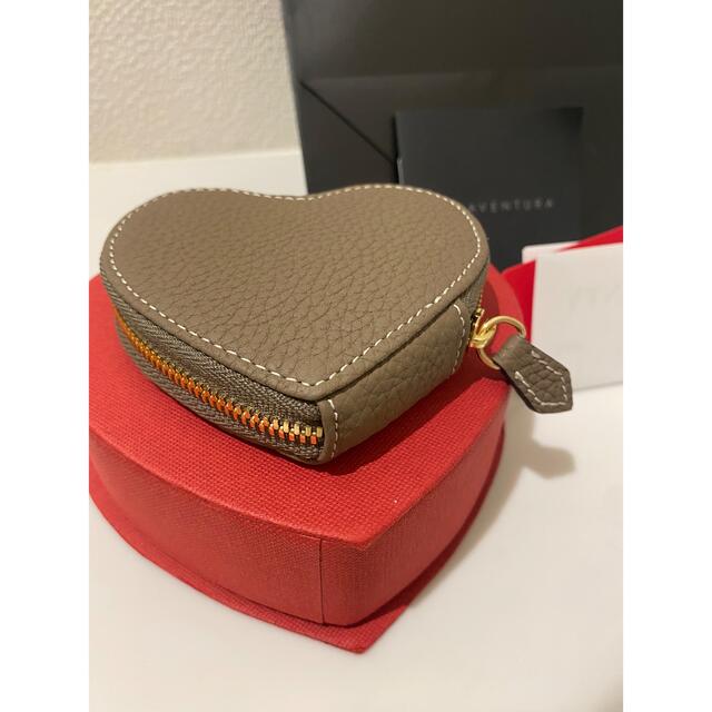 新品 BONAVENTURA ボナベンチュラ ハートコインケース エトゥープ