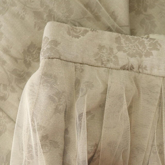 COCO DEAL(ココディール)のココディール COCO DEAL 花柄チュールスカート ロング フレア 2 レディースのスカート(ロングスカート)の商品写真