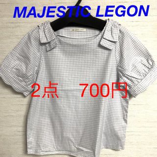 マジェスティックレゴン(MAJESTIC LEGON)のMAJESTIC LEGON ブラウス(シャツ/ブラウス(半袖/袖なし))