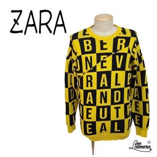 ザラ ニット セーター メンズ イエロー 黄色系 の通販 18点 Zaraのメンズを買うならラクマ