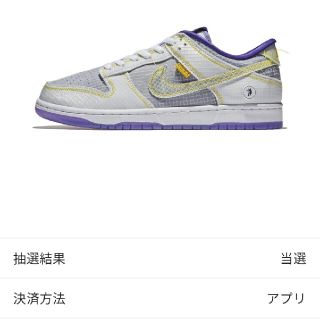 ナイキ(NIKE)のUNION × Nike Dunk Low Court Purple(スニーカー)