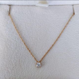 アーカー ダイヤモンド スターリー ネックレス K18YG 0.10ct