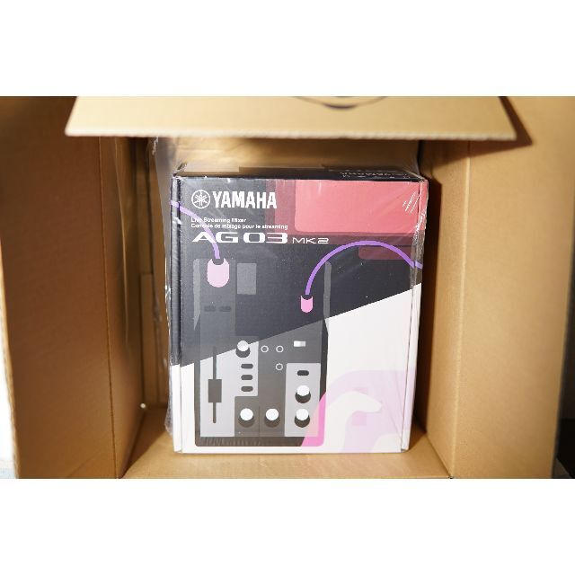 ヤマハ - 【新品未開封】YAMAHA ミキサー AG03MK2　黒
