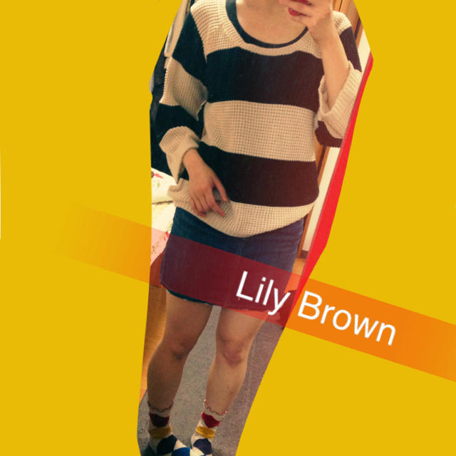 Lily Brown(リリーブラウン)のLily Brownニット レディースのトップス(ニット/セーター)の商品写真