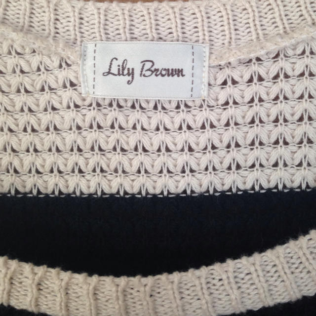 Lily Brown(リリーブラウン)のLily Brownニット レディースのトップス(ニット/セーター)の商品写真