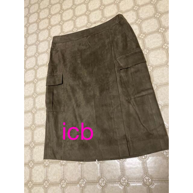 ICB - icb スエード調 スカートの通販 by もも's shop｜アイシービー ...