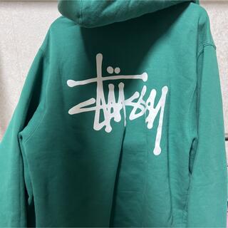 STUSSY - 【即完売デザイン】ステューシー ビッグロゴ入りフルジップ