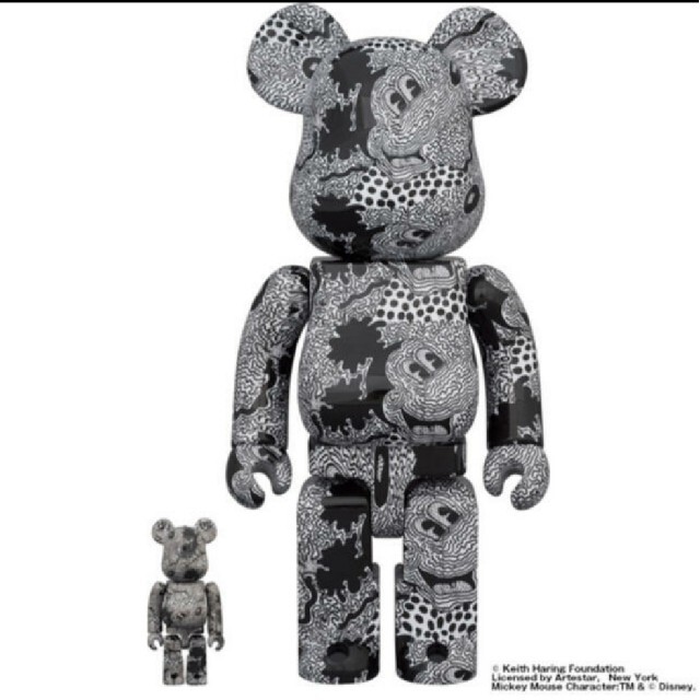 【おすすめ】 BE@RBRICK Keith Haring Mickey 100%&400% その他