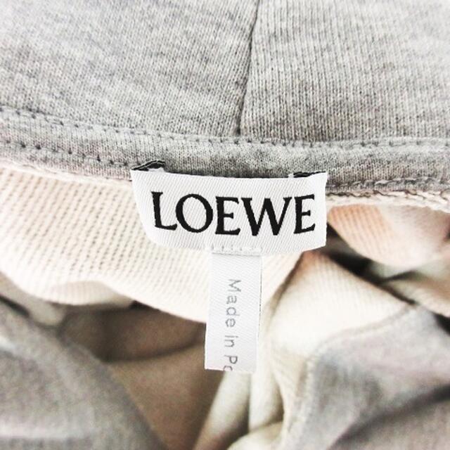 LOEWE(ロエベ)のロエベ 21AW 国内正規 美品 アナグラム レザーパッチ フーディー パーカー メンズのトップス(パーカー)の商品写真