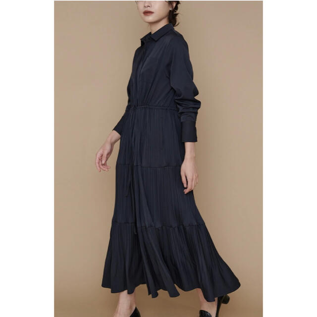 【のサイズ】 L’Or ロル かじまり Pleats Shirt Dress ワンピ 7IOhR-m19921785715 レディース