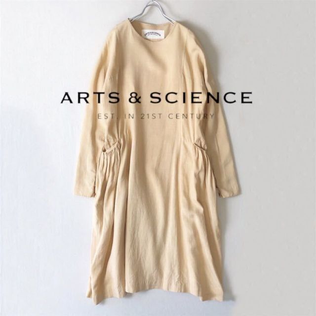 ARTS & SCIENCE アーツアンドサイエンス シルク・リネン ワンピース