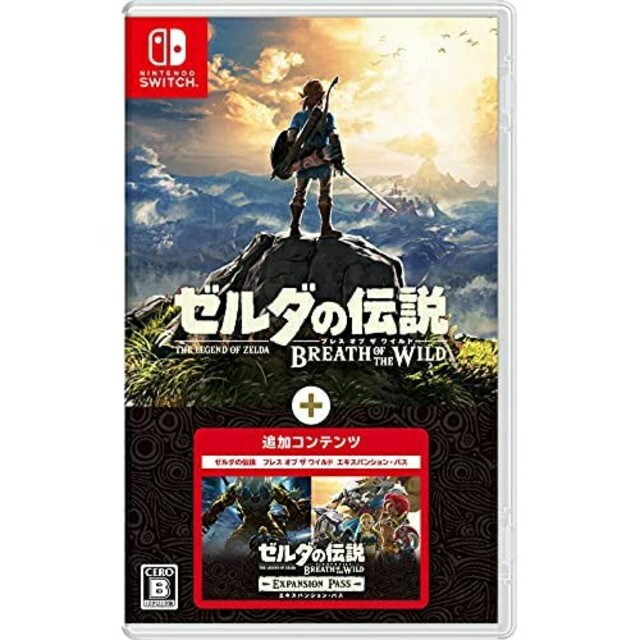 ゲームソフトゲーム機本体ゼルダの伝説 ブレス オブ ザ ワイルド ＋ エキスパンション・パス Switc