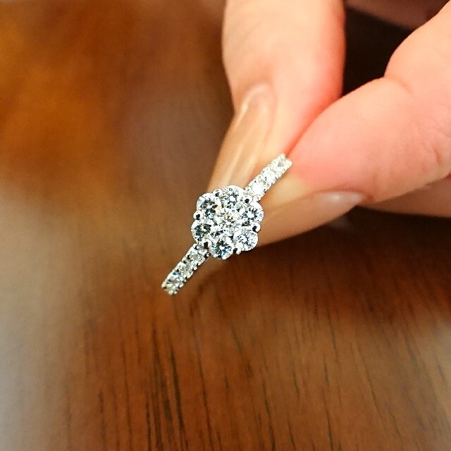 Vendome Aoyama(ヴァンドームアオヤマ)のアイスクリーム様専用✨プラチナ ダイヤモンド リング 0.45ct 11号 レディースのアクセサリー(リング(指輪))の商品写真