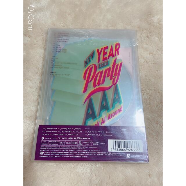 AAA　NEW　YEAR　PARTY　2018 DVD エンタメ/ホビーのDVD/ブルーレイ(ミュージック)の商品写真