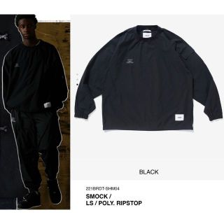 ダブルタップス(W)taps)のBLACK XL 22SS WTAPS SMOCK / LS / POLY. R(シャツ)