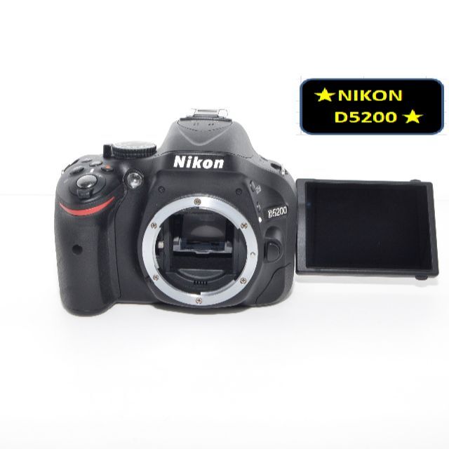 一眼レフカメラ❤ジャンク品❤Nikon D5200❤A