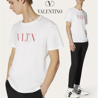 ヴァレンティノ(VALENTINO)のVALENTINO ヴァレンティノ VLTN ロゴ Tシャツ(Tシャツ/カットソー(半袖/袖なし))